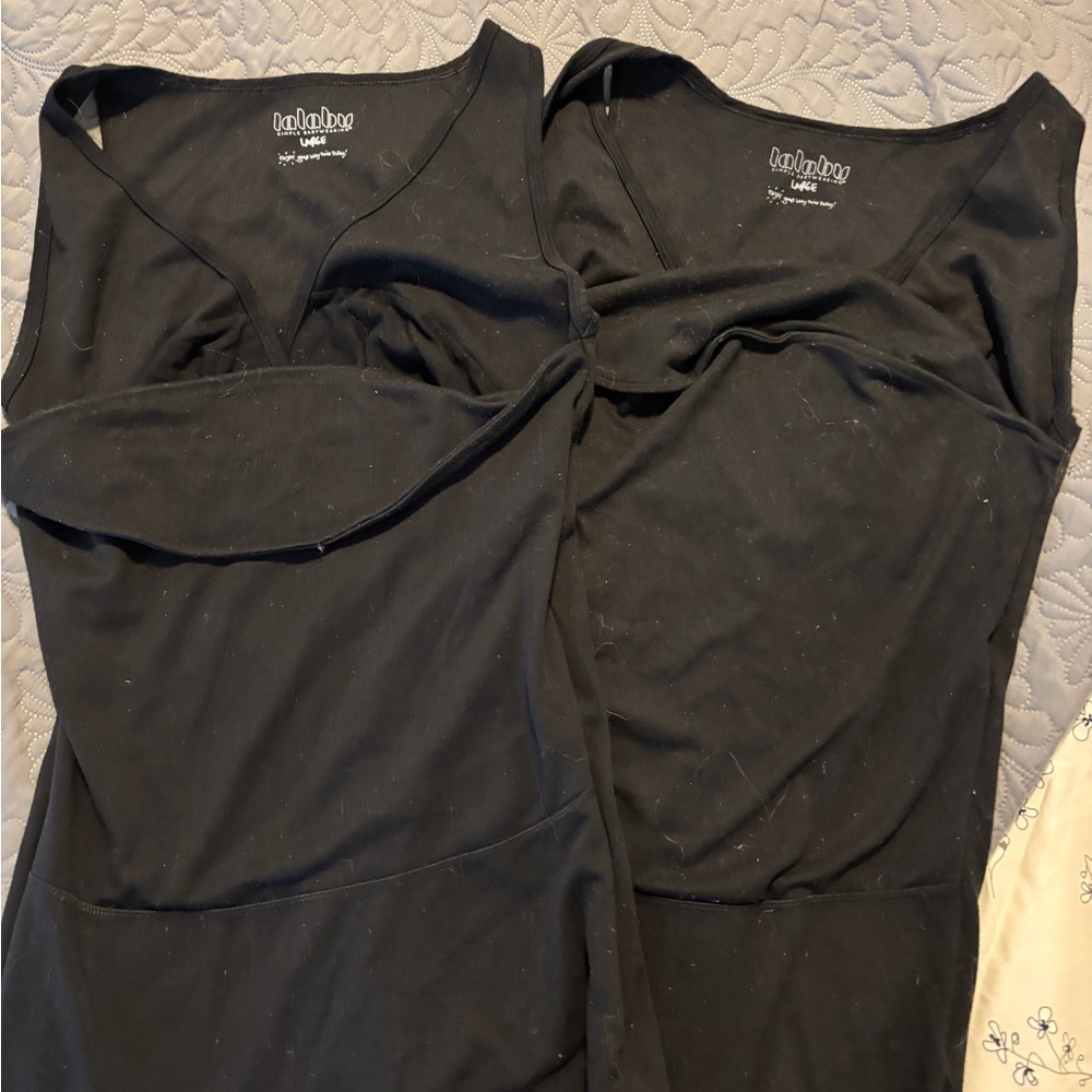 Lanabo Black Babywearing Tank Tops